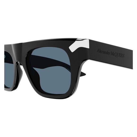 New ALEXANDER MCQUEEN Black Square AM0441S 002 Sunglasses Women - Picture 3 of 4